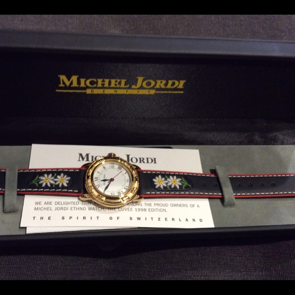 Accessories - Vintage, rare Michel Jordi Swiss watch